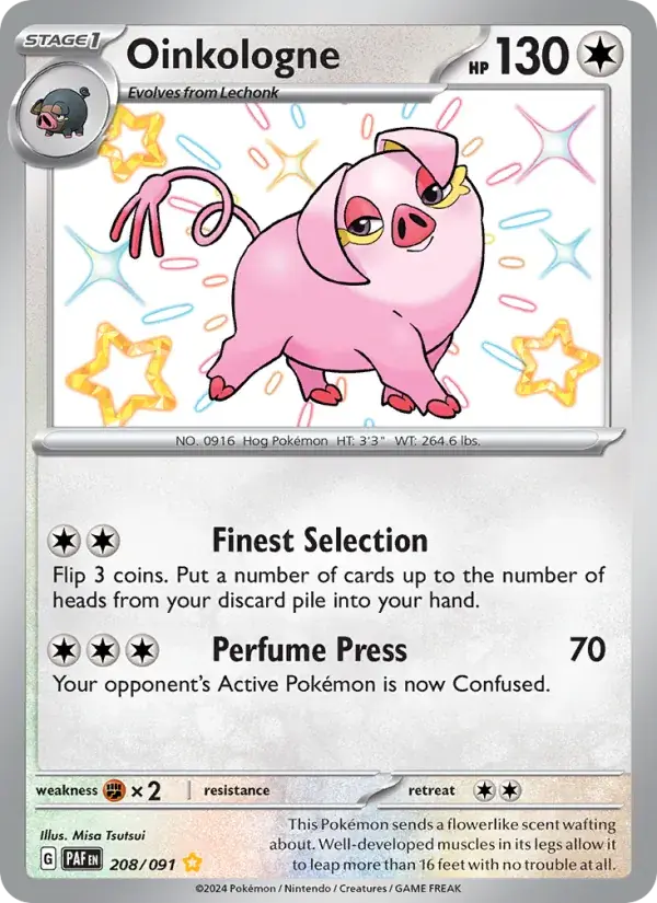 Oinkologne - 208/245 - Paldean Fates