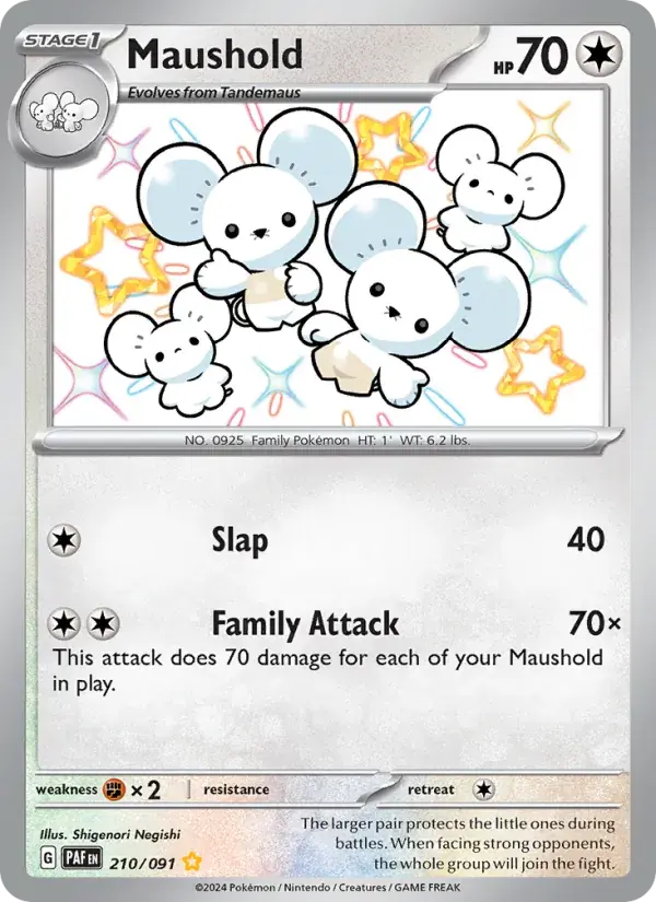 Maushold - 210/245 - Paldean Fates