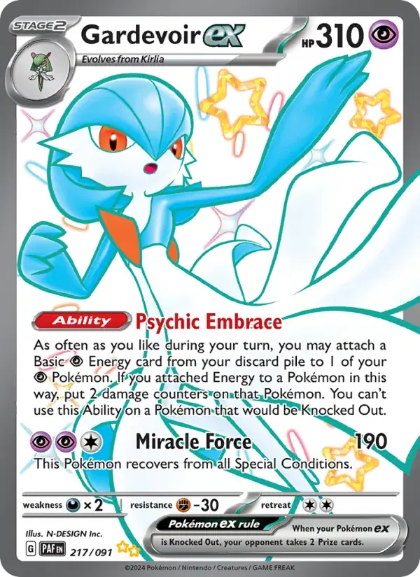 Gardevoir ex - 217/245 - Paldean Fates