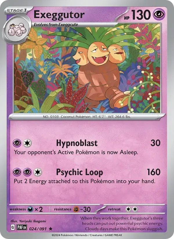 Exeggutor - 024/245 - Paldean Fates