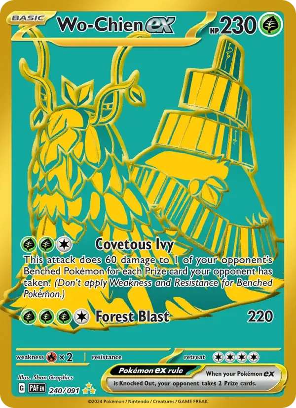 Wo-Chien ex - 240/245 - Paldean Fates