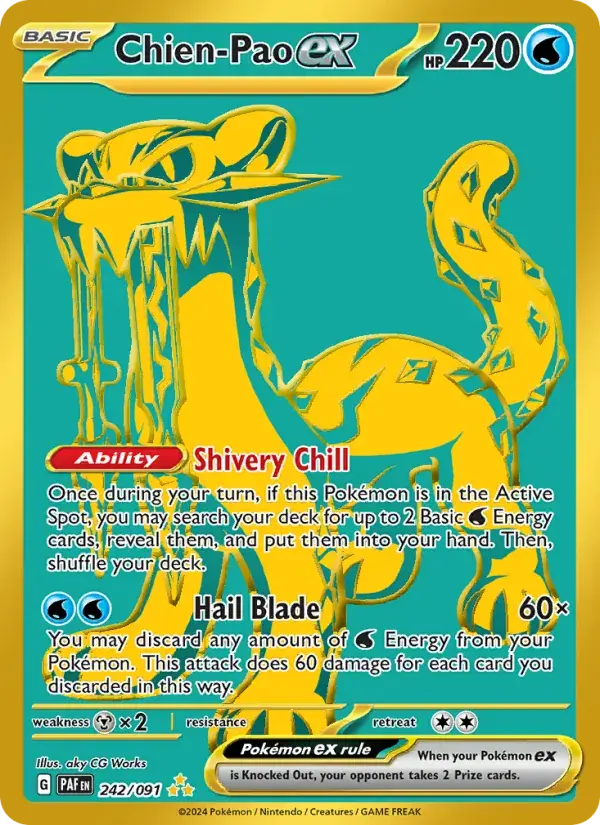 Chien-Pao ex - 242/245 - Paldean Fates