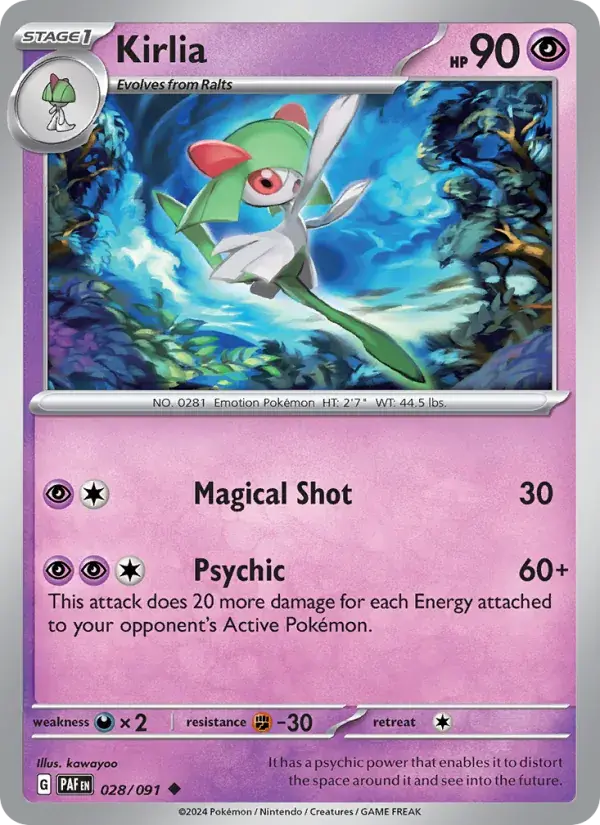 Kirlia - 028/245 - Paldean Fates