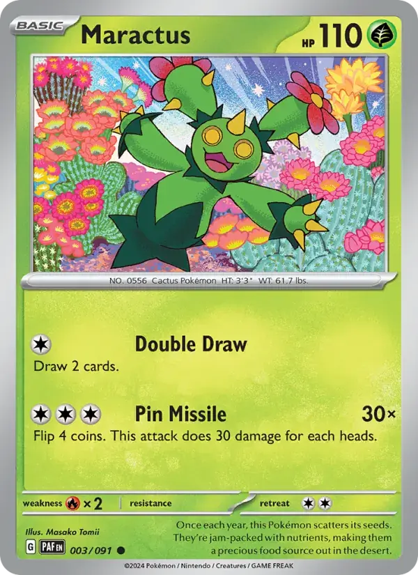 Maractus - 003/245 - Paldean Fates