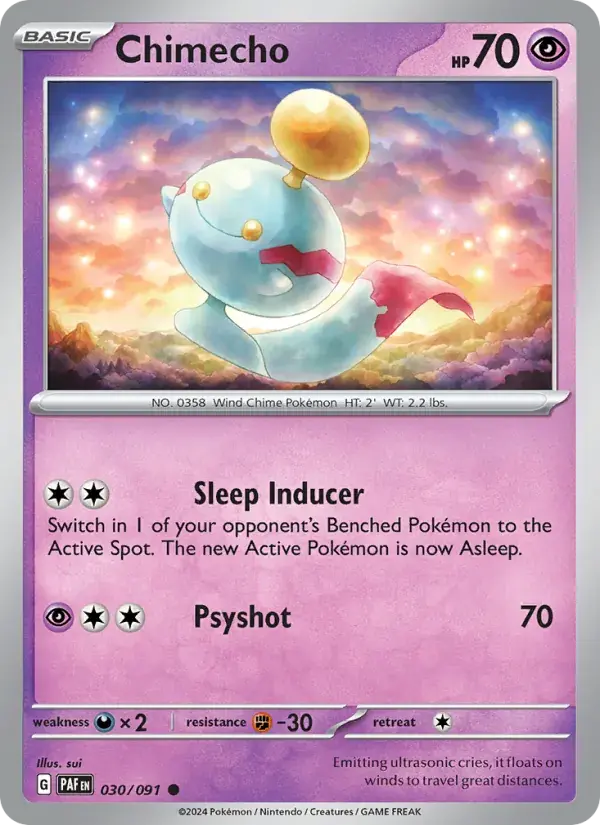 Chimecho - 030/245 - Paldean Fates