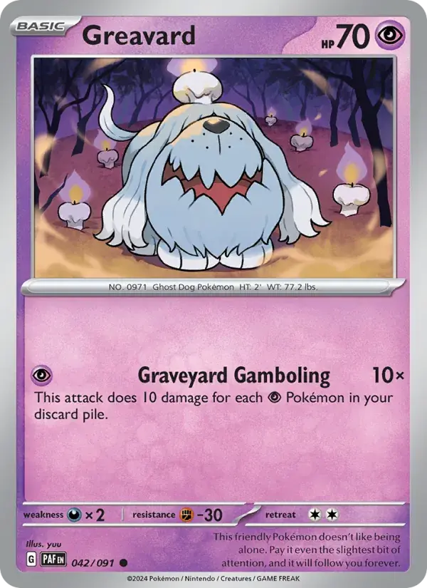 Greavard - 042/245 - Paldean Fates