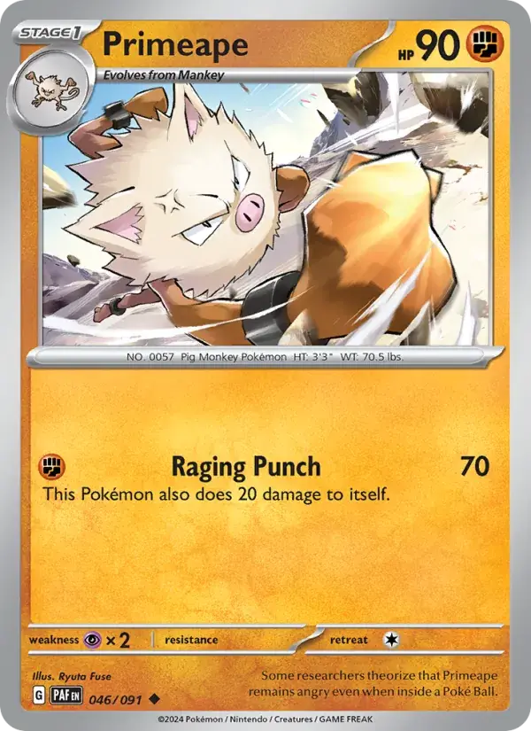 Primeape - 046/245 - Paldean Fates