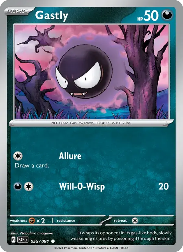 Gastly - 055/245 - Paldean Fates