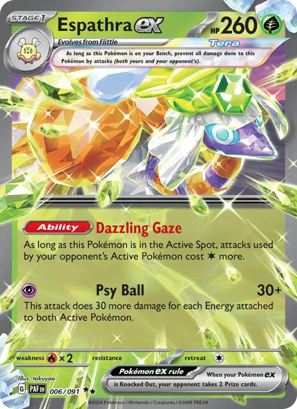 Espathra ex - 006/245 - Paldean Fates