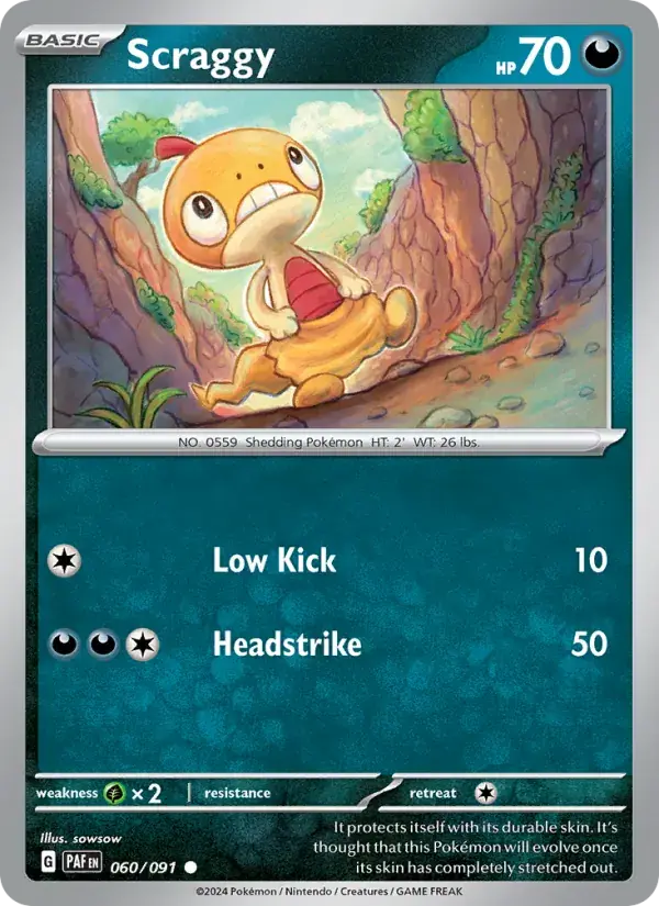 Scraggy - 060/245 - Paldean Fates