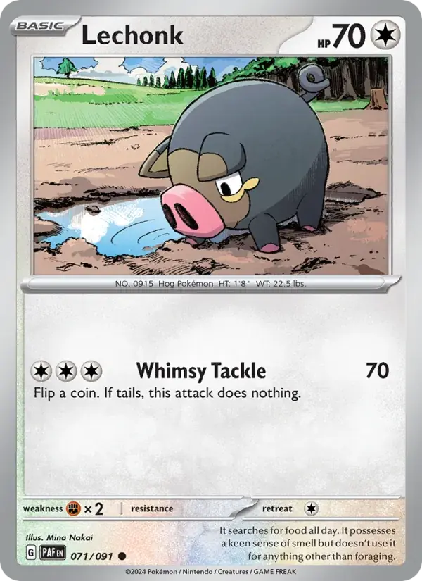 Lechonk - 071/245 - Paldean Fates
