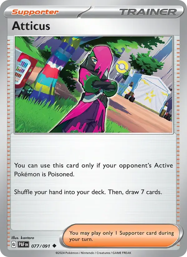 Atticus - 077/245 - Paldean Fates