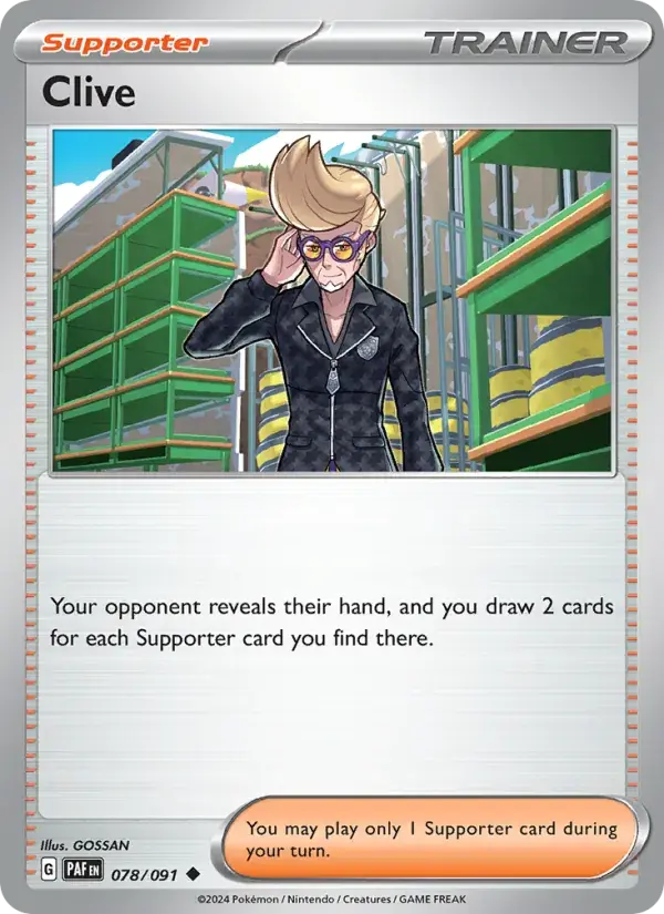 Clive - 078/245 - Paldean Fates