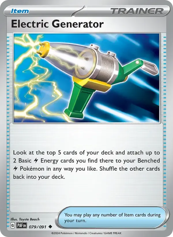 Electric Generator - 079/245 - Paldean Fates