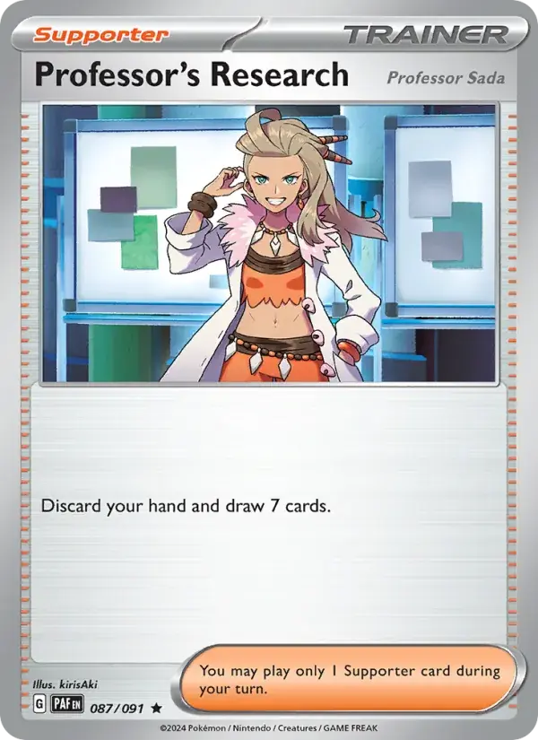 Professor's Research - 087/245 - Paldean Fates