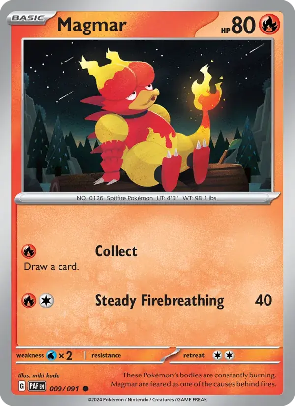 Magmar - 009/245 - Paldean Fates