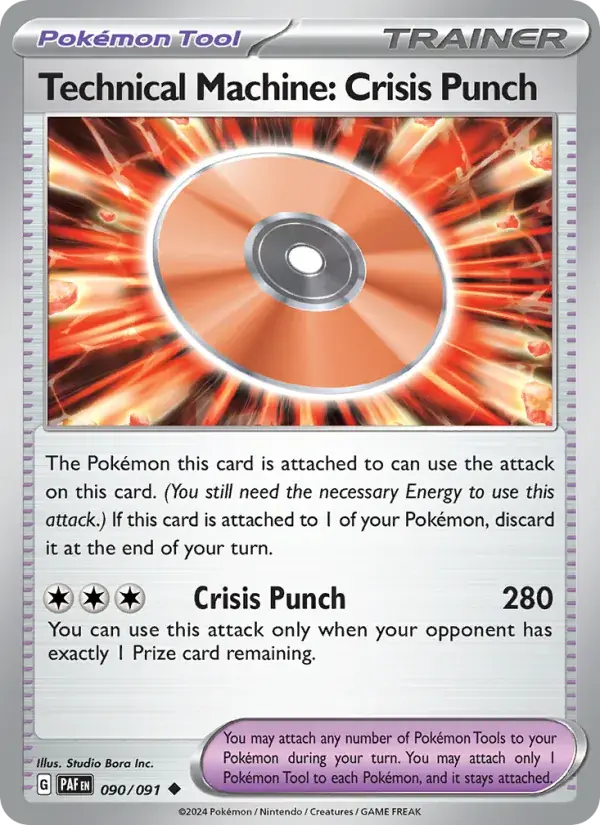 Technical Machine: Crisis Punch - 090/245 - Paldean Fates