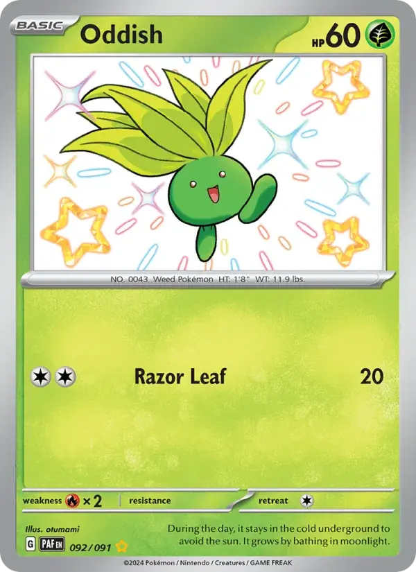 Oddish - 092/245 - Paldean Fates