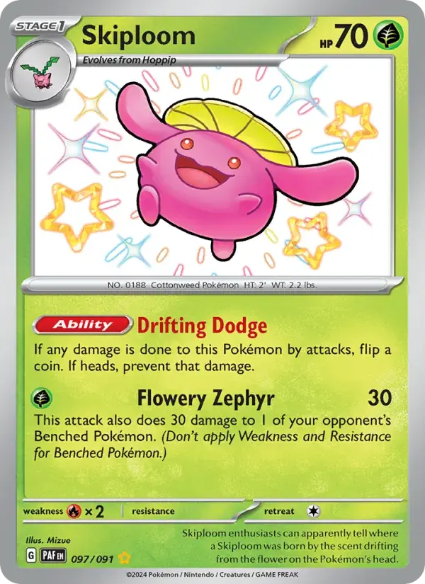 Skiploom - 097/245 - Paldean Fates