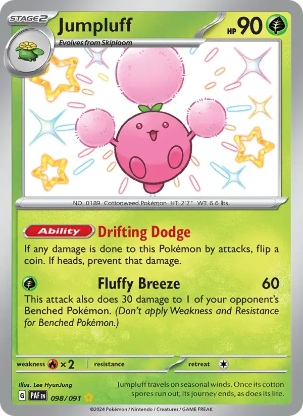 Jumpluff - 098/245 - Paldean Fates