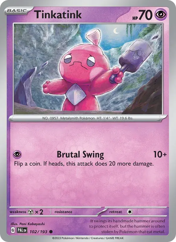 Tinkatink - 102/279 - Paldea Evolved