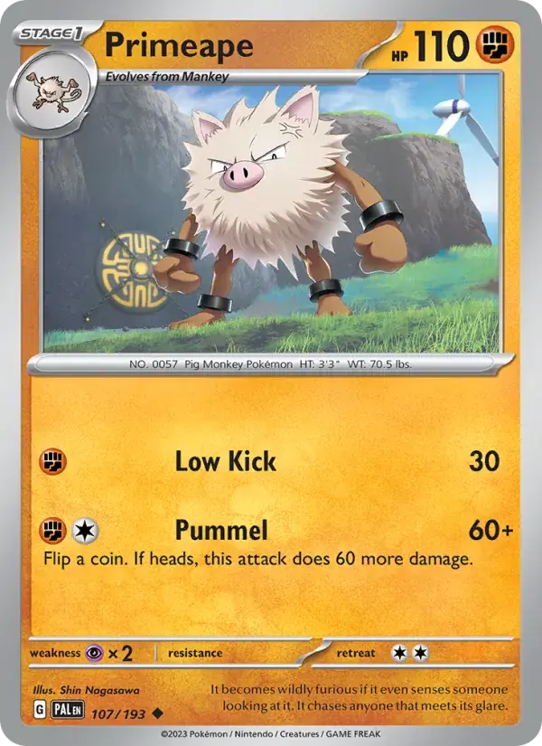 Primeape - 107/279 - Paldea Evolved