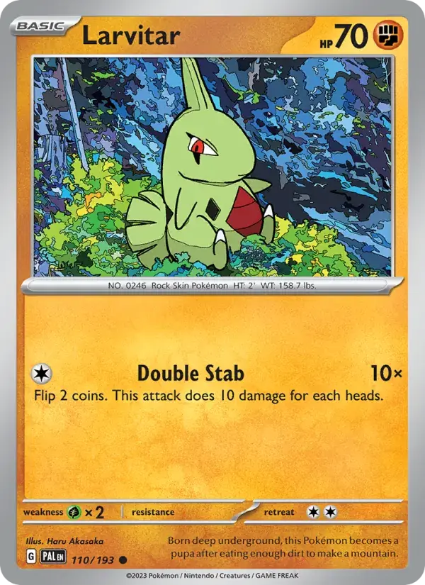 Larvitar - 110/279 - Paldea Evolved
