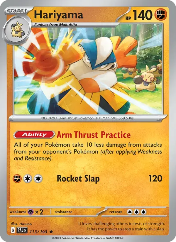 Hariyama - 113/279 - Paldea Evolved