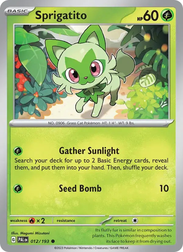 Sprigatito - 012/279 - Paldea Evolved