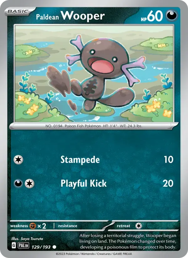 Paldean Wooper - 129/279 - Paldea Evolved