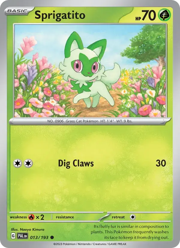 Sprigatito - 013/279 - Paldea Evolved