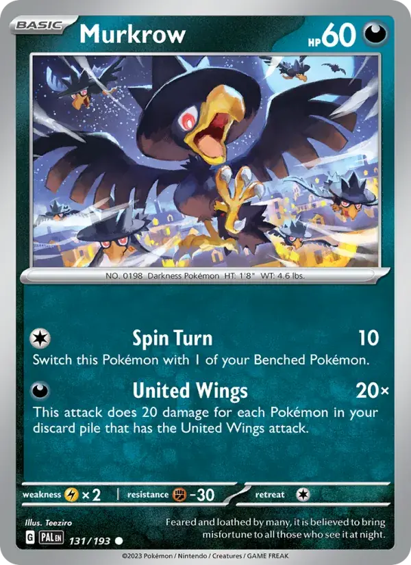 Murkrow - 131/279 - Paldea Evolved