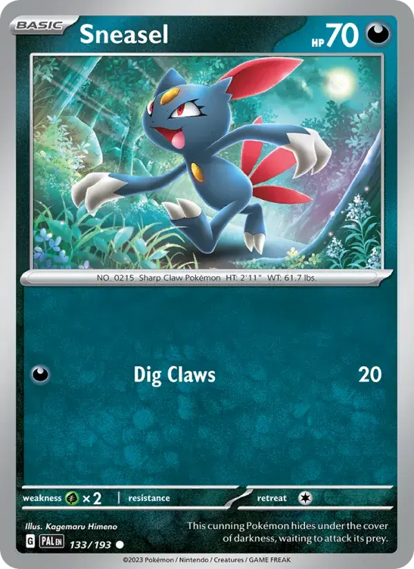 Sneasel - 133/279 - Paldea Evolved
