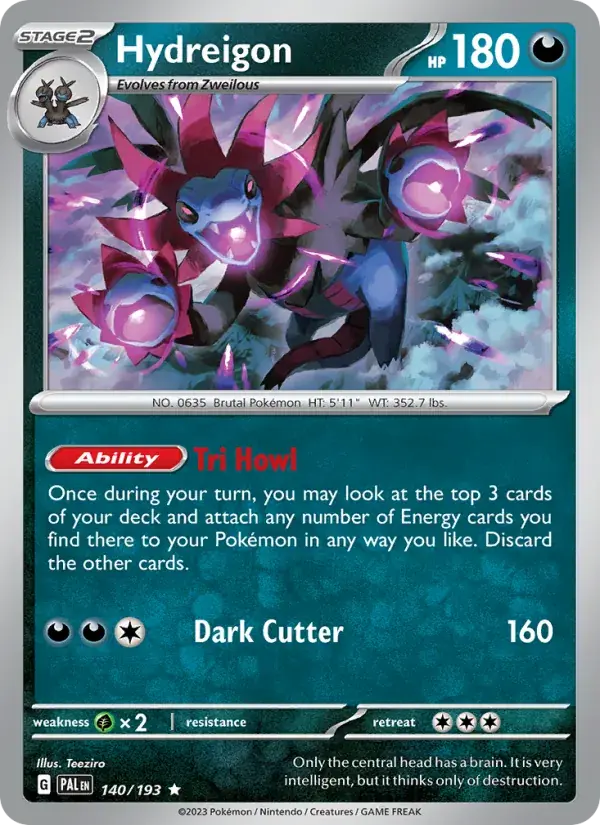 Hydreigon - 140/279 - Paldea Evolved