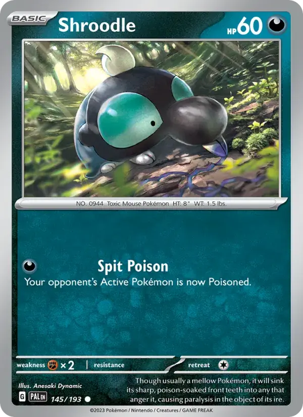 Shroodle - 145/279 - Paldea Evolved
