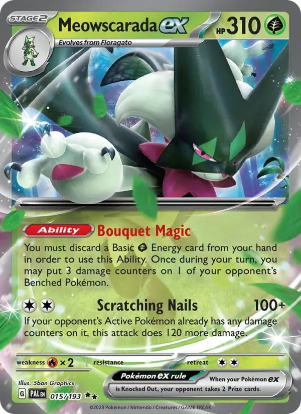 Meowscarada ex - 015/279 - Paldea Evolved
