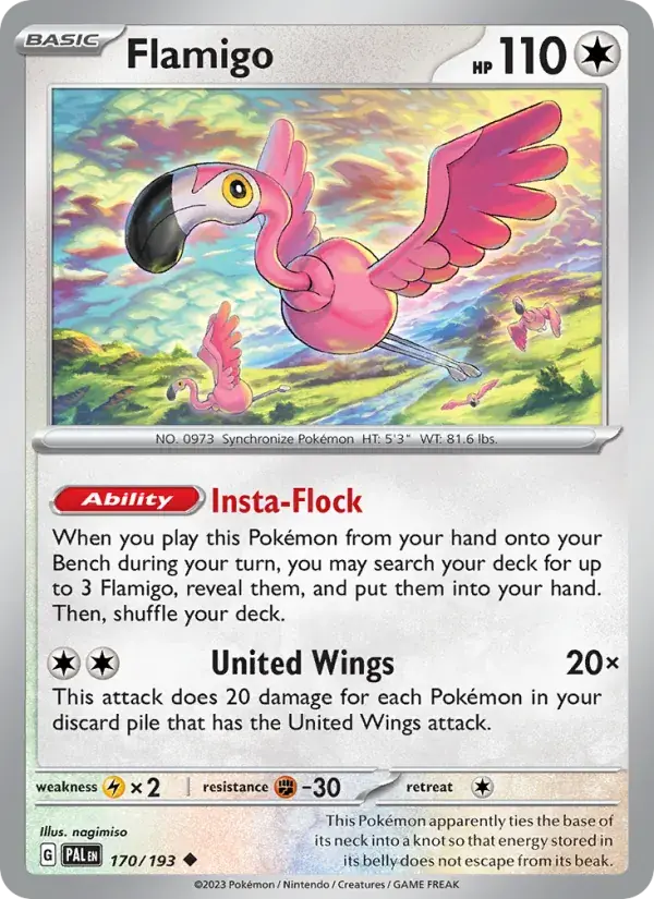 Flamigo - 170/279 - Paldea Evolved