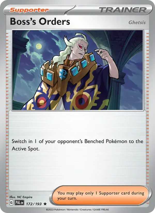 Boss's Orders - 172/279 - Paldea Evolved