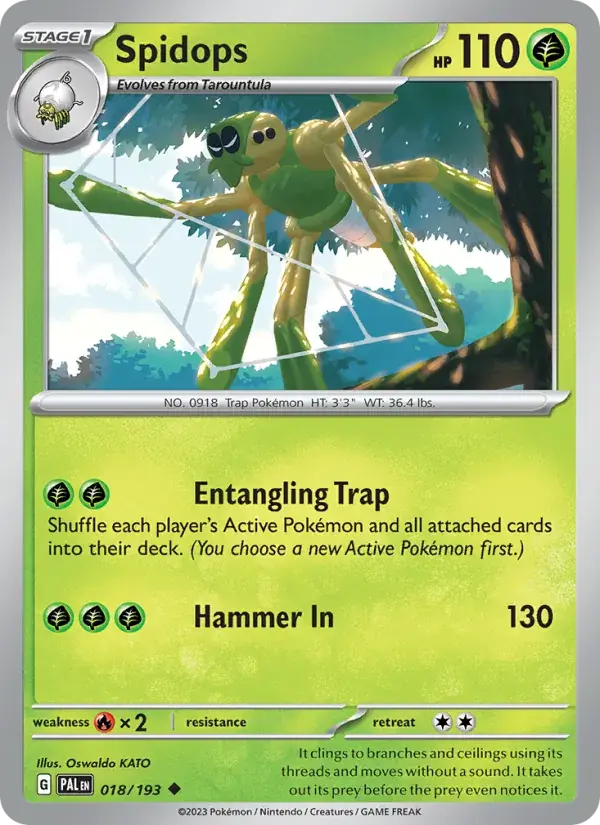 Spidops - 018/279 - Paldea Evolved