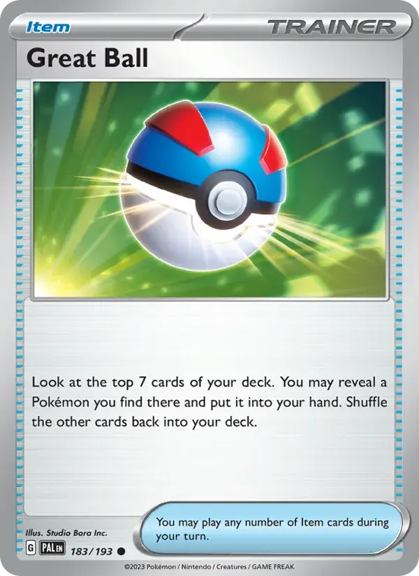 Great Ball - 183/279 - Paldea Evolved