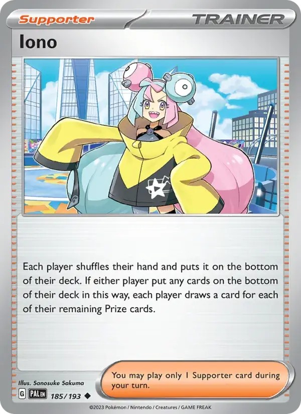 Iono - 185/279 - Paldea Evolved