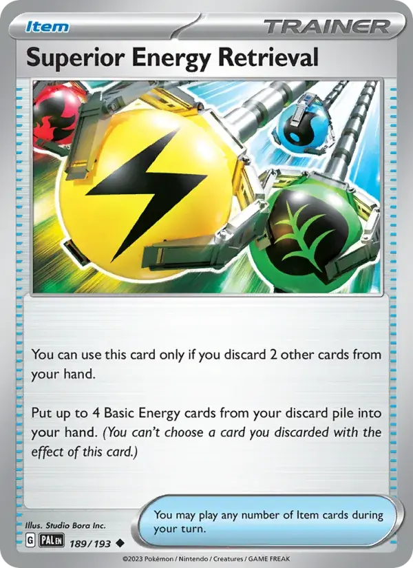 Superior Energy Retrieval - 189/279 - Paldea Evolved