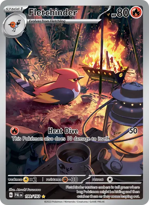 Fletchinder - 199/279 - Paldea Evolved