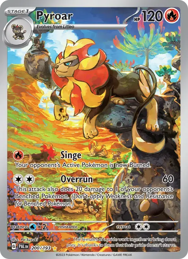 Pyroar - 200/279 - Paldea Evolved