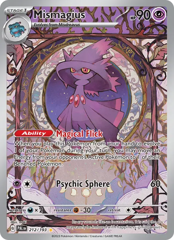 Mismagius - 212/279 - Paldea Evolved