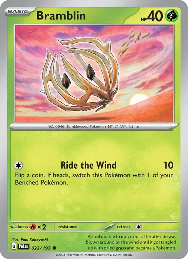 Bramblin - 022/279 - Paldea Evolved