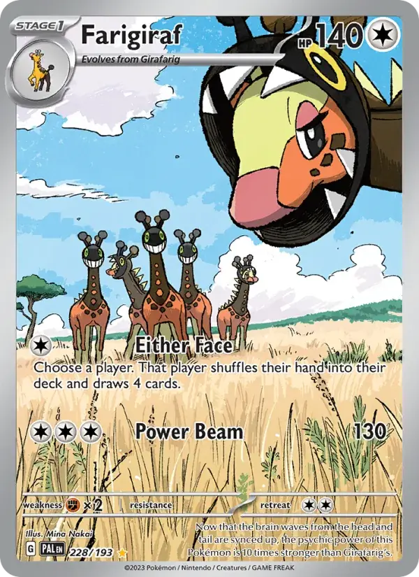 Farigiraf - 228/279 - Paldea Evolved
