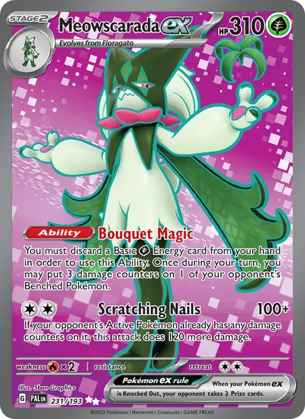 Meowscarada ex - 231/279 - Paldea Evolved