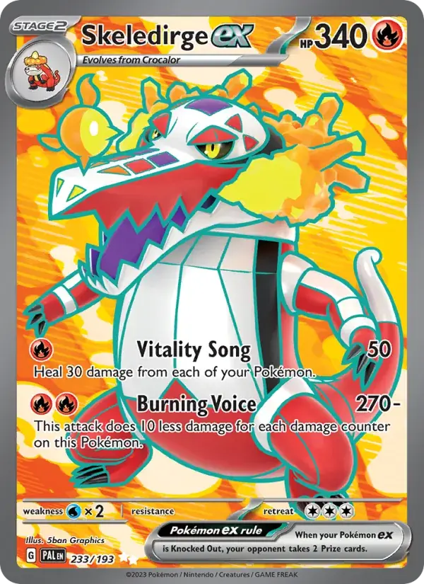 Skeledirge ex - 233/279 - Paldea Evolved