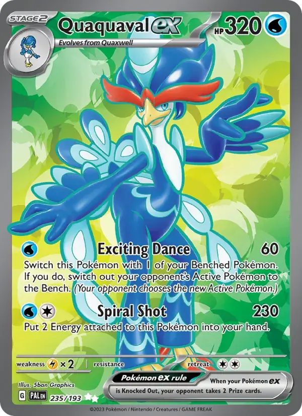 Quaquaval ex - 235/279 - Paldea Evolved